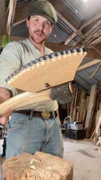 Making An Oak Sheath #woodworking #axe #craft #carving