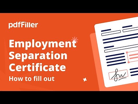 Step-by-Step Guide to Completing the Blank Employment Separation Certificate Online