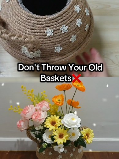 Creative Ways to Upcycle Old Baskets into Home Decor