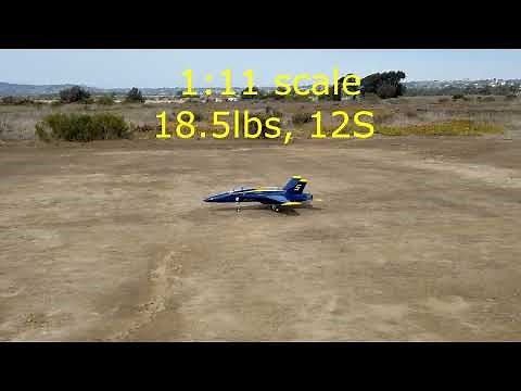 HSD all-composite F-18 120mm EDF