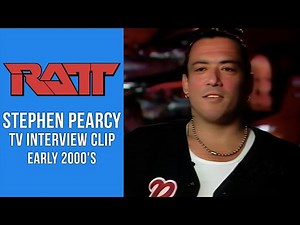 RATT - Stephen Pearcy TV Interview Clip Early 2000's