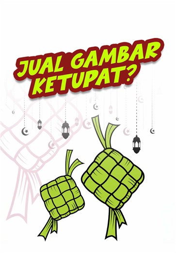 Jual Gambar Ketupat Hari Raya dalam Stock Photo
