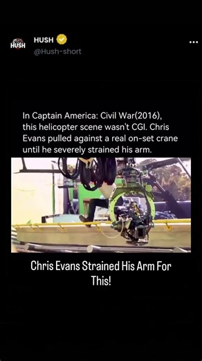 Chris Evans Strained His Arm For This!