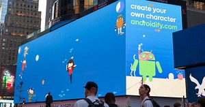 Google running massive Androidify Yourself ad in Times Square