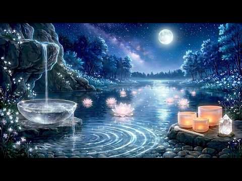 Calming Crystal Music 💎 Gentle Water Sounds for Deep Sleep, Stress Relief & Quiet Mind