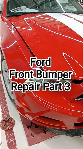 Ford front bumper repair in progress, Part 3 #automobile #automotive #mechanic