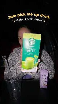Night Shift Nurse Tries Japan’s Starbucks Matcha ✨ | 2am Nurse Car Breaks