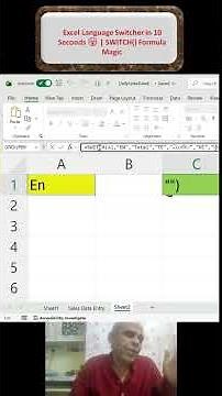 Change Language in 10 seconds. Excel Language picker