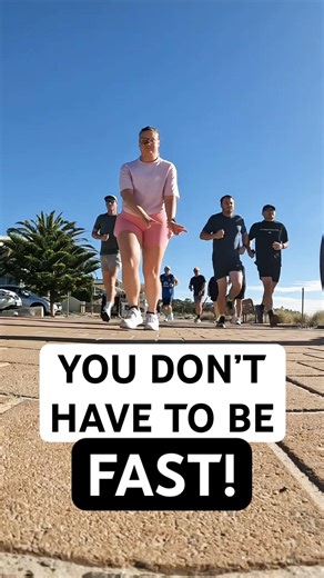 You Don’t Have to Be Fast to Join a Run Club! ♥️ #RunClub #Running #Shorts