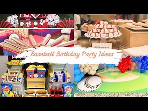 115+ Baseball Party Decoration Ideas 2025 🧢 DIY Baseball Birthday, Baby Shower & Themed Setups