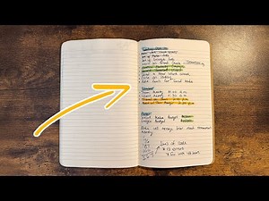 How I Plan My Workday in My Journal (Daily Routine for Productivity)