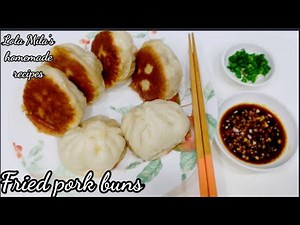 How to Cook Fried Pork Buns [Soft fluffy and Crunchy in the bottom