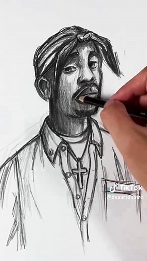 2Pac Drawing Tutorial: Sketching the Legend