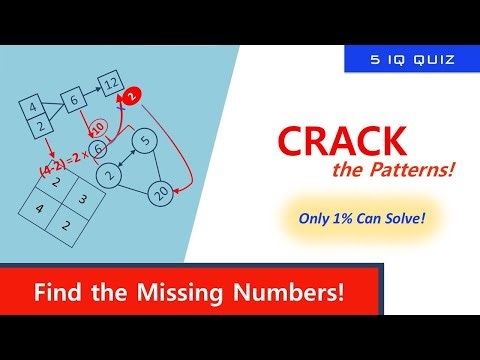 SMART NUMBER PATTERNS CHALLENGE | Boost Your Brain Power | Number patterns