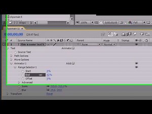 After Effects Tutorial - 33 - Waterfall Text Animation Video Lecture | How to Make/Edit Movies and Animation with Adobe After Effects - Software Development