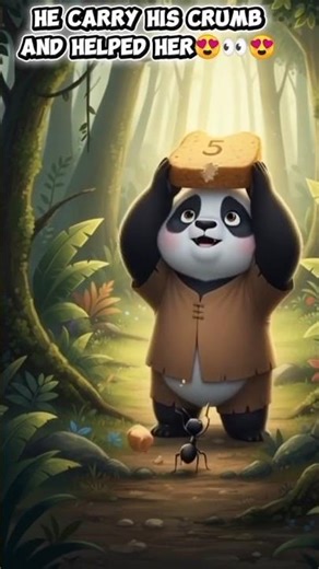 The Tiniest Struggle, The Biggest Heart ❤️🐼#shorts #viral