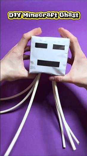 How to Make a Minecraft Ghast at Home / DIY Tutorial