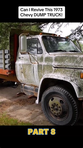 Can I Revive This 1973 Chevy DUMP TRUCK! #fyp #foryou #foryoupage #videovirall