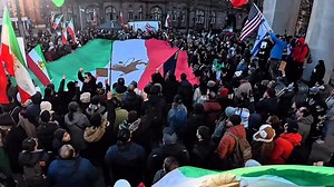 Iranians take to the streets of Manchester 🇮🇷🔥 Anger boils over as protesters rally against the Islamic regime — with one Iranian man setting fire to a poster of the Ayatollah in a powerful act of defiance. Voices raised, flags flying, and a clear message: the people have had enough. Freedom isn’t extremist. Silence is. #iranprotests #manchester #downwiththeregime #freeIran | Abandoned Landscapes