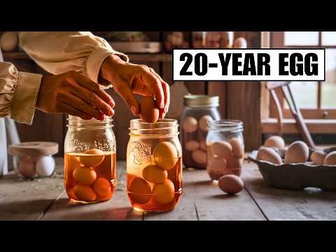 How Amish Preserve EGGS For 20 Years Without Refrigeration