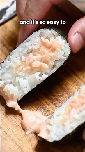🥢 How to Make Mentaiko Mayo Onigiri (Spicy Cod Roe with Creamy Mayo)