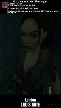 "Underwater Garage" Achievement - How to drive ALL 3 UPVs in ONE Run! 🚤 Tomb Raider III Remastered