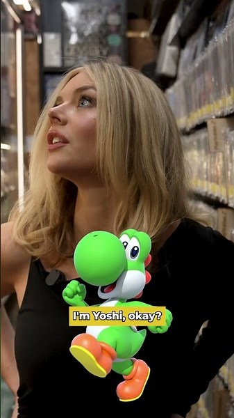 Samara Weaving's Mario Kart crush...