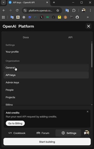 How to get an OpenAI API key in 1 minute 🚀