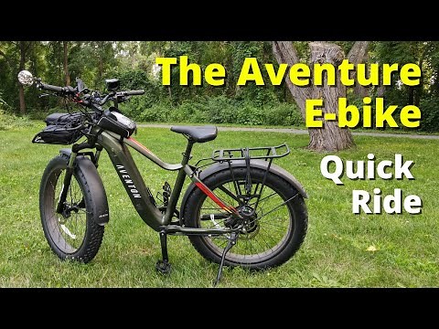 Aventon Adventure e-bike Quick ride – tips for first time riders