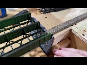 HO Scale bridge installation