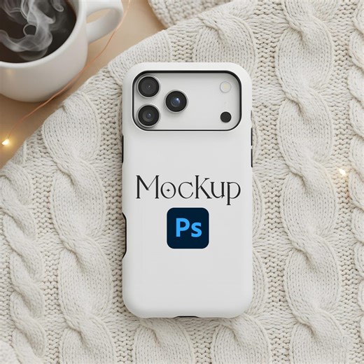 IPhone 17 Pro Phone Case Mockup, Tough Case Mockup, iPhone Case Mockup, Smart Object PSD Phone Case Mock Up - Etsy