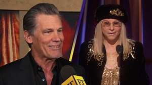 Josh Brolin reacts to stepmom Barbra Streisand's SAG Awards speech for her Life Achievement Award, sharing what surprised him most as he watched celebrities pay tribute. | Entertainment Tonight
