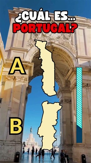 ¿Cuál de estos MAPAS es PORTUGAL? 🇵🇹