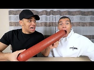 EIN BISS CHALLENGE !!! (HÄRTESTE CHALLENGE EVER) | Kelvin und Marvin