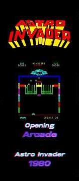 Astro Invader Opening Arcade #arcade #astroinvader #astro #invader #1980