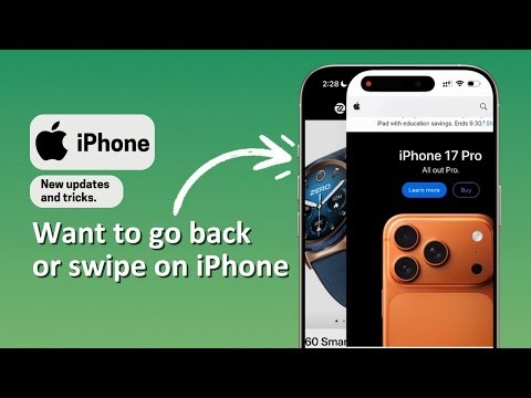 How To Swipe/Go Back On Any iPhone