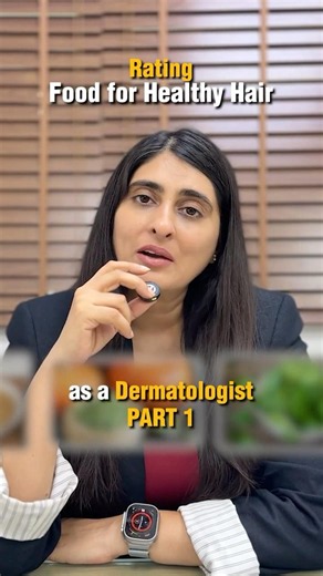 Quick Rating Food for Hair as a Dermatologist| Healthy Food for Hair|