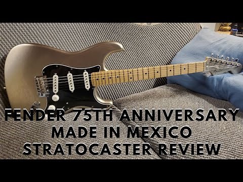 Diamond or Dud? | Fender 75th Anniversary Made In Mexico Stratocaster Review