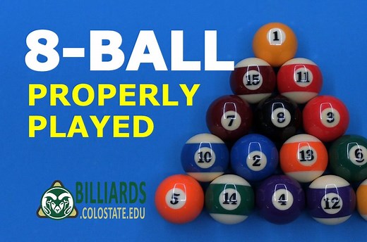 HOW TO PLAY 8 BALL … The “Official Rules” of Pool