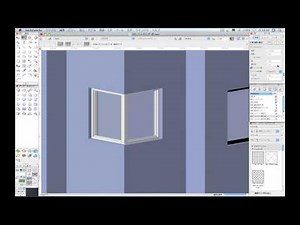 Vectorworks 2010 コーナー窓生成