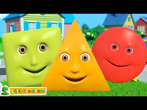 Shapes Song, Learn Shapes for Kids and Kindergarten Rhymes
