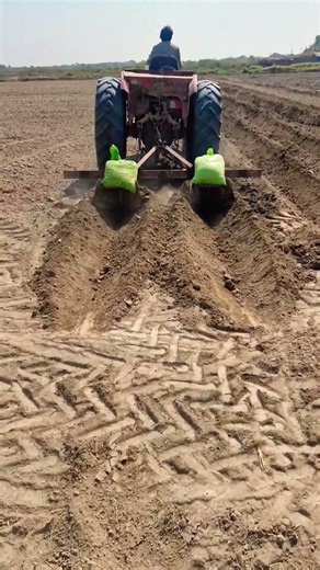 Modern Bed Preparation Using Tractor | Farming Equipment in Action 🚜 #shorts #farming