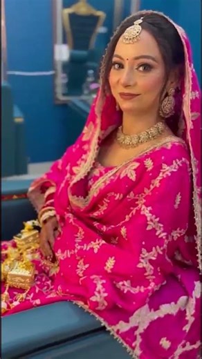 Soft Glam Bridal Makeup with Bold Eyes 😍 | Punjabi Bride Transformation 2026