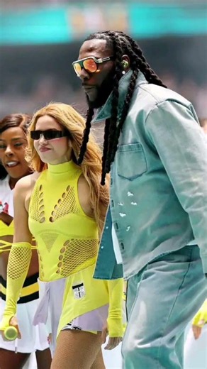 Burna Boy and Shakira on the World Cup stage