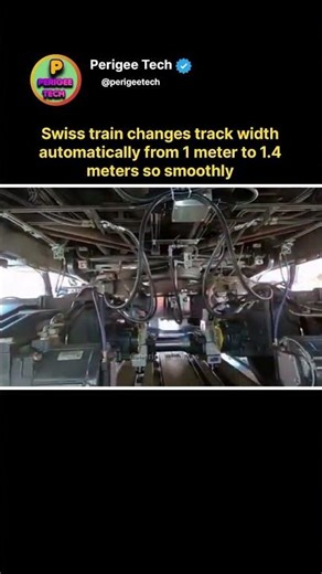 Swiss Train That Changes Track Width 😳 #shorts #train #technology #engineering #innovation #railway