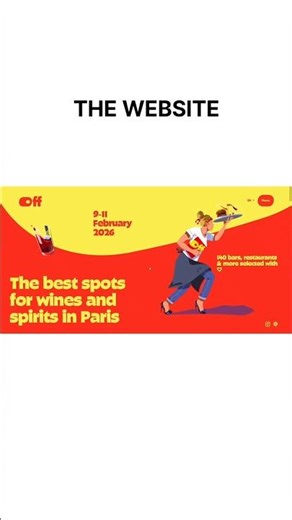 Creative Restaurant Event Website Design 🍷 | Modern Landing Page UI #shorts #short #viral