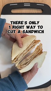 There’s only 1 way to cut a sandwich properly. #sandwiches #foodhacks #sandwichesfordays #therightway #sandwichhack | Easy Recipes & Lifestyle Tips
