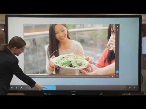 SHARP Touch Viewer on the AQUOS BOARD® Interactive Display System