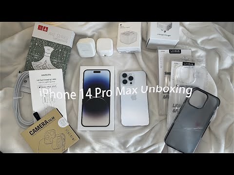 iPhone 14 Pro Max Unboxing ✨ + accessories