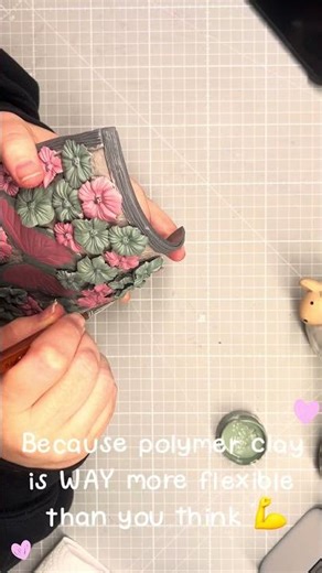 Polymer Clay Book Covers Are More Durable Than You Think! #Shorts